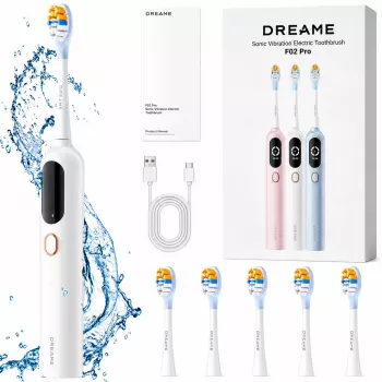 Dreame F02 Pro Ηχητική Οδοντόβουρτσα, Σετ, Λευκό