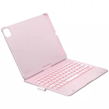 Typecase Flexbook Touch Αποσπώμενη θήκη-πορτοφόλι με πληκτρολόγιο για iPad Air 11 M2 2024 / M3 2025 / M4 2026, Ανοιχτό ροζ