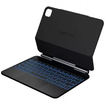 Typecase Edge Keyboard Case για iPad Air 11 M2 2024 / M3 2025 / M4 2026, Carbon Fiber, Μαύρο