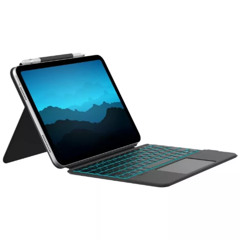 Typecase Folio Duo Θήκη πληκτρολογίου για iPad Air 11 M2 2024 / M3 2025 / M4 2026, Μαύρο