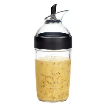OXO Good Grips σέικερ για σάλτσα σαλάτας 236ml μαύρο