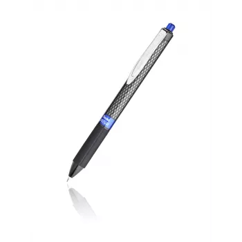 Pentel K497-C Ανασυρόμενο Gel Στυλό - Μπλε Μελάνι - Μύτη 0,5 mm - Μαύρο Σώμα - Συσκευασία 1 τεμ.