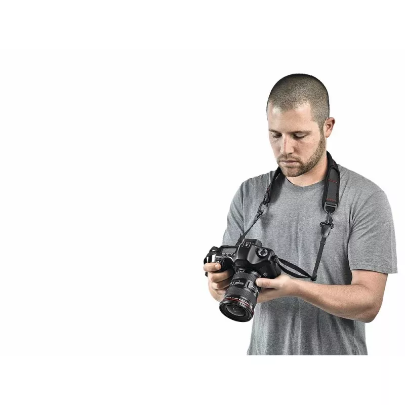 Manfrotto Pro Light Λουρί Κάμερας PL με Σύστημα Ταχείας Απελευθέρωσης, Μαύρο