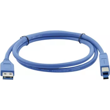 Kramer C-USB3/AB-3 Καλώδιο USB 3.0, USB-A βύσμα αρσενικό σε USB-B βύσμα αρσενικό, 0,9 m (3 ft), Μπλε