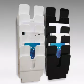 DURABLE FLEXIPLUS 6 Βάση φυλλαδίων A4 κάθετη διαφανής 1700008011