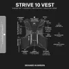 Silva Strive 10 γιλέκο τρεξίματος - μαύρο, μέγεθος L