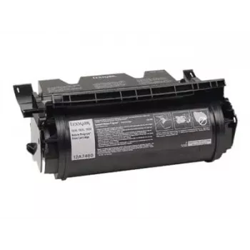 Lexmark 12A7460 Γνήσιο μαύρο τόνερ υψηλής απόδοσης για T630, T632, T634, X630, X632, X634