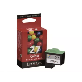 Lexmark No. 27 Μελάνι Tri-Color (Κυανό, Ματζέντα, Κίτρινο) - Τυπικής Απόδοσης