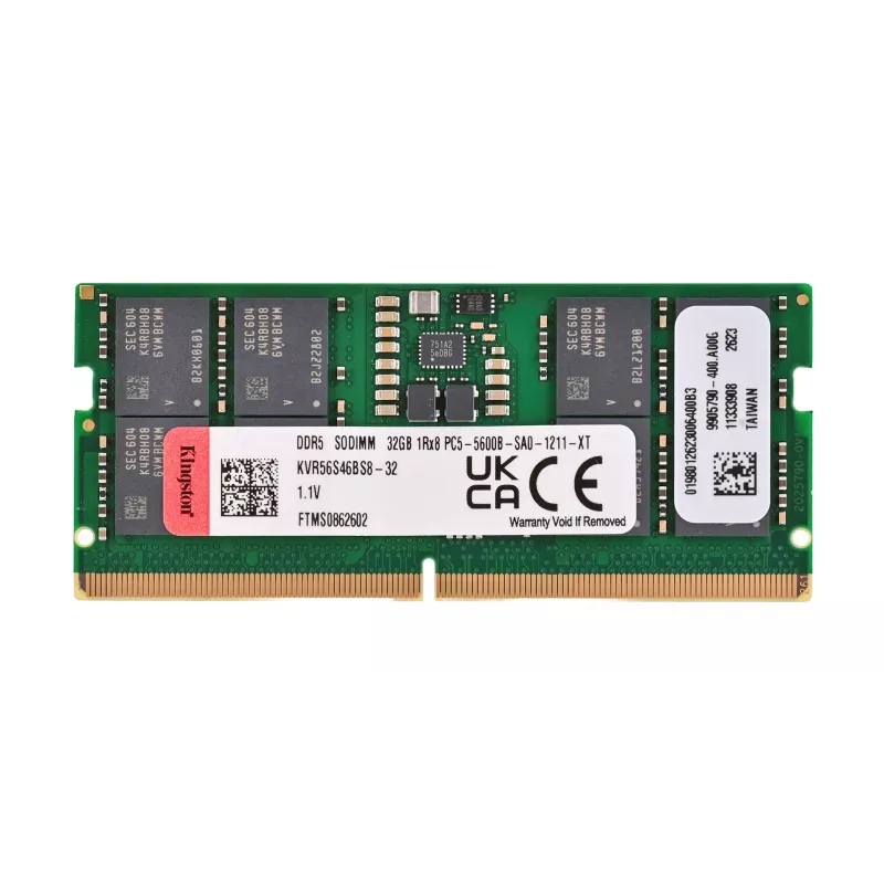 Kingston Technology KVR56S46BS8-32 32 GB DDR5 5600 MT/s SO-DIMM μονάδα μνήμης