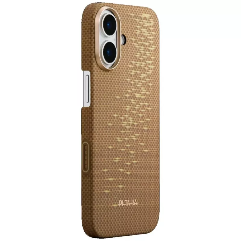 PITAKA Ultra-Slim MagSafe Θήκη για iPhone 17 - Golden Glint