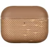 PITAKA Θήκη Αραμιδικής Ίνας για AirPods Pro 3, Golden Glint