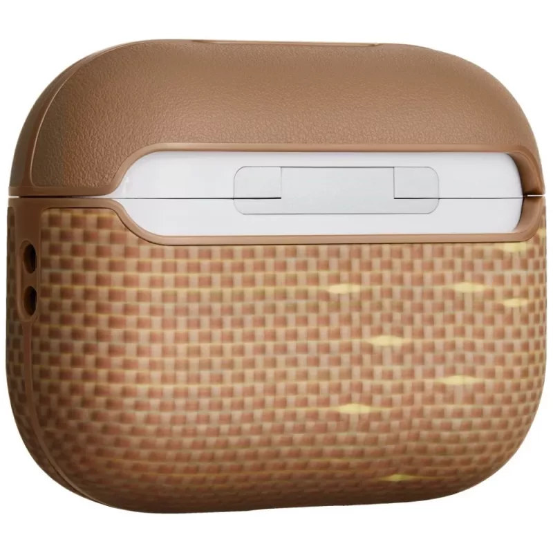PITAKA Θήκη Αραμιδικής Ίνας για AirPods Pro 3, Golden Glint