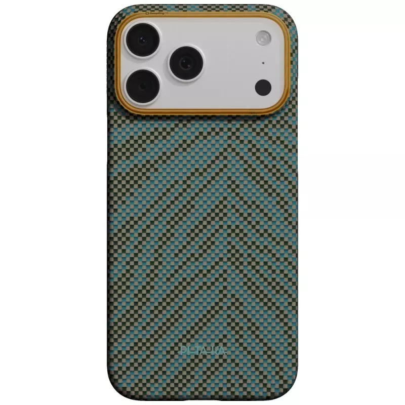 PITAKA Edge Case Breath of Veins για iPhone 17 Pro Max, Dive Green