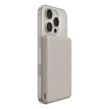 Belkin BoostCharge Slim BPD020HQSA Μαγνητική Powerbank 5000 mAh, 7,5 W, Sand