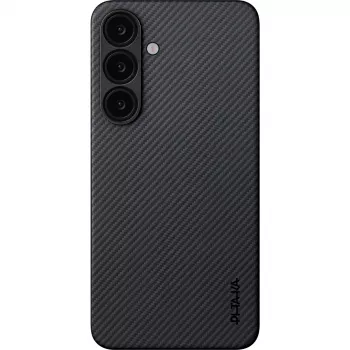 PITAKA Ultra-Slim Θήκη για Samsung Galaxy S25+ Μαύρο/Γκρι Twill