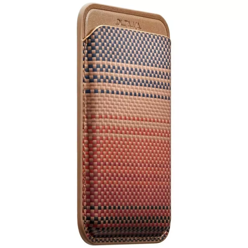 PITAKA Woven Wallet MagSafe Μαγνητική Θήκη Καρτών για iPhone - Sunset