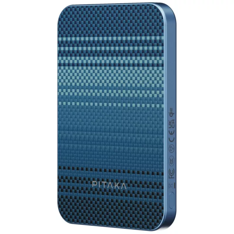 PITAKA Aramid Fiber 5000mAh Qi2 MagSafe Power Bank Moonrise