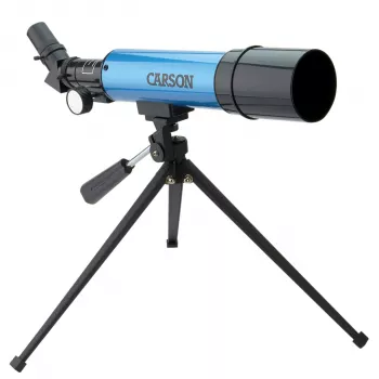 Carson Aim Τηλεσκόπιο 50mm Διοπτρικό με Φακό Barlow 3x και Αλουμινένιο Τρίποδα
