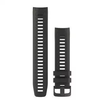 Garmin Instinct Series Λουράκι ρολογιού σιλικόνης Γραφίτης 22mm QuickFit