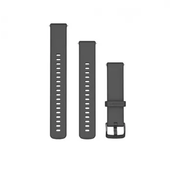 Garmin Quick Release σιλικονούχο λουράκι 18 mm για ρολόγια, Gravel Grey, 010-13256-00