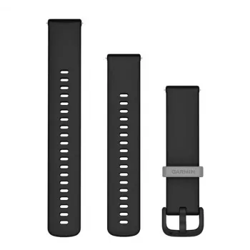 Garmin σιλικονούχο λουράκι 20 mm Quick Release μαύρο 010-12932-30