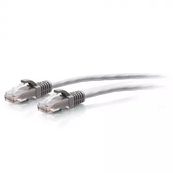 CABLES2GO C2G 1ft (0,3m) Cat6a Snagless Unshielded (UTP) Slim Καλώδιο Δικτύου Ethernet Patch - Γκρι