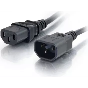 CABLES2GO καλώδιο επέκτασης C13 σε C14 2m μαύρο