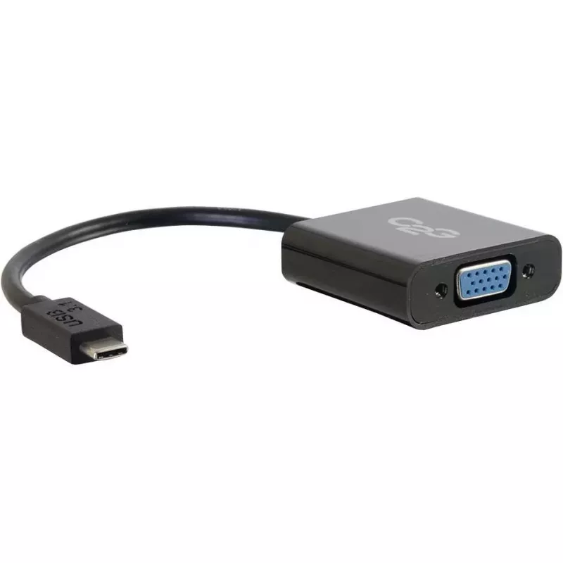 C2G USB 3.1 USB Type C σε VGA προσαρμογέας - USB C σε VGA μαύρο