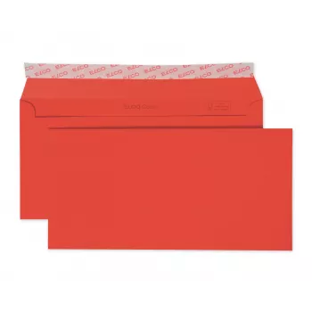 ELCO Color φάκελος C5/6 (114 x 229 mm), χωρίς παράθυρο, 100 g/m², κόκκινο, 250 τεμ. (18833.92)