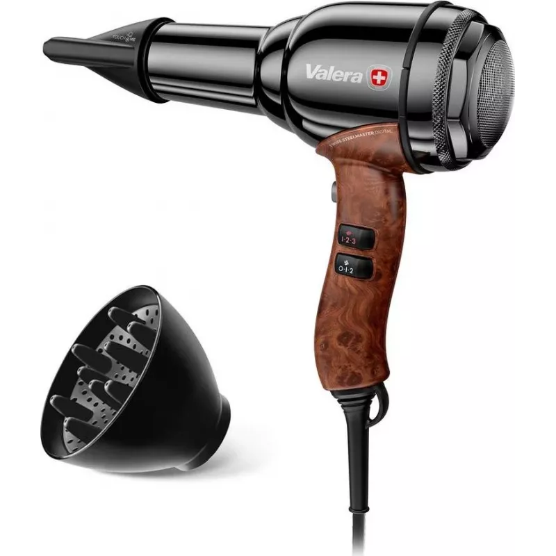VALERA Swiss Steelmaster D Professional Στεγνωτήρας Μαλλιών 2000W Black Chrome