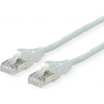 Dätwyler Cat6A AMP X v2 γκρι 1m CU 7702 flex LS0H v2 Δικτυακό καλώδιο patch SFTP