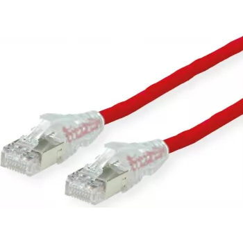 ROTRONIC-SECOMP Dätwyler Patchkabel Βύσμα RJ-45 σε Βύσμα RJ-45 1 m SFTP PiMF Cat 6 LSZH Λιτό Κόκκινο