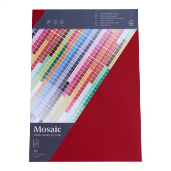 Artoz Papier Επιστολόχαρτο Mosaic Βυσσινί DIN A4 90 g/m² 25 φύλλα