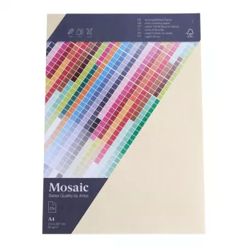 Artoz Papier Mosaic Ivory A4 90 g/m² 25 φύλλα Επιστολόχαρτο