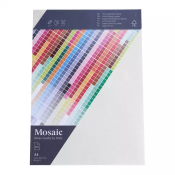 Artoz Papier Mosaic White A4 90 g/m² 25 φύλλα Επιστολόχαρτο