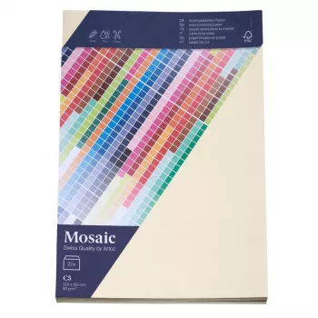 Artoz Papier Mosaic Φάκελοι DIN C5 χωρίς παράθυρο Ιβουάρ με κόλλα 20 τεμ. (9439420-241)