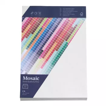 Artoz Papier Mosaic Φάκελοι DIN C6 χωρίς παράθυρο Λευκό με υγρή κόλλα 20 τεμ.