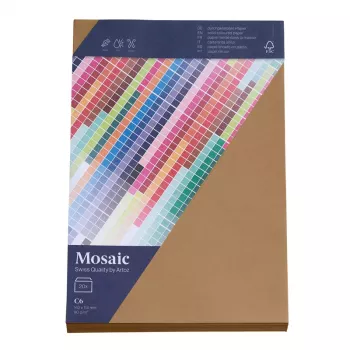 Artoz Papier Mosaic Φάκελοι DIN C6 χωρίς παράθυρο φυσικό με υγρή κόλλα 20 τεμ.