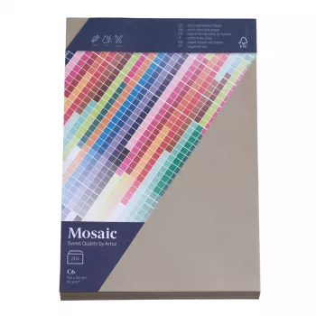 Artoz Papier Mosaic Φάκελοι DIN C6 χωρίς παράθυρο γκρι τσιμέντου με υγρή κόλλα 20 τεμ.