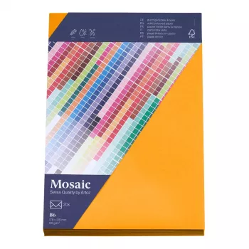 Artoz Papier Mosaic Φάκελοι DIN B6 χωρίς παράθυρο παπάγια με υγρή κόλλα 20 τεμ.