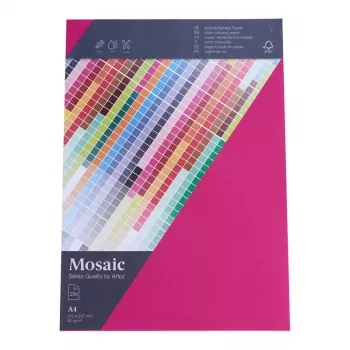 Artoz Papier Mosaic Χαρτί αλληλογραφίας φούξια A4 90 g/m² 25 φύλλα