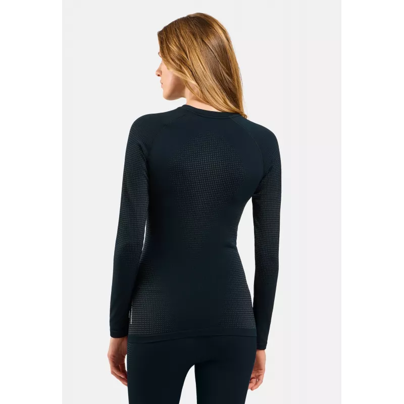 Odlo Performance Warm BL Top Crew Neck L/S - Graphite Grey - γυναικείο - M