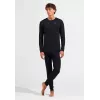 Odlo Merino 200 BL Bottom Μακρύ Baselayer Παντελόνι - Μαύρο, XL