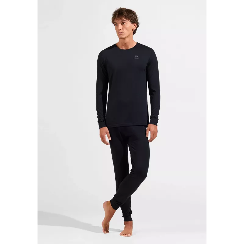 Odlo Merino 200 BL Bottom Μακρύ Baselayer Παντελόνι - Μαύρο, XL