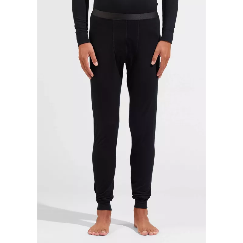 Odlo Merino 200 BL Bottom Μακρύ Θερμικό Παντελόνι - Μαύρο, XXL