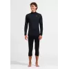 Odlo Merino 200 BL Top Turtle Neck LS Half Zip - Μαύρο, Μέγεθος M