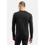Odlo Merino 200 BL Top Crew Neck LS - Μαύρο, Μέγεθος XL