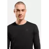 Odlo Merino 200 BL Top Crew Neck LS - Μαύρο, Μέγεθος XL