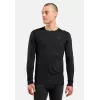 Odlo Merino 200 BL Top Crew Neck LS - Μαύρο, Μέγεθος XL