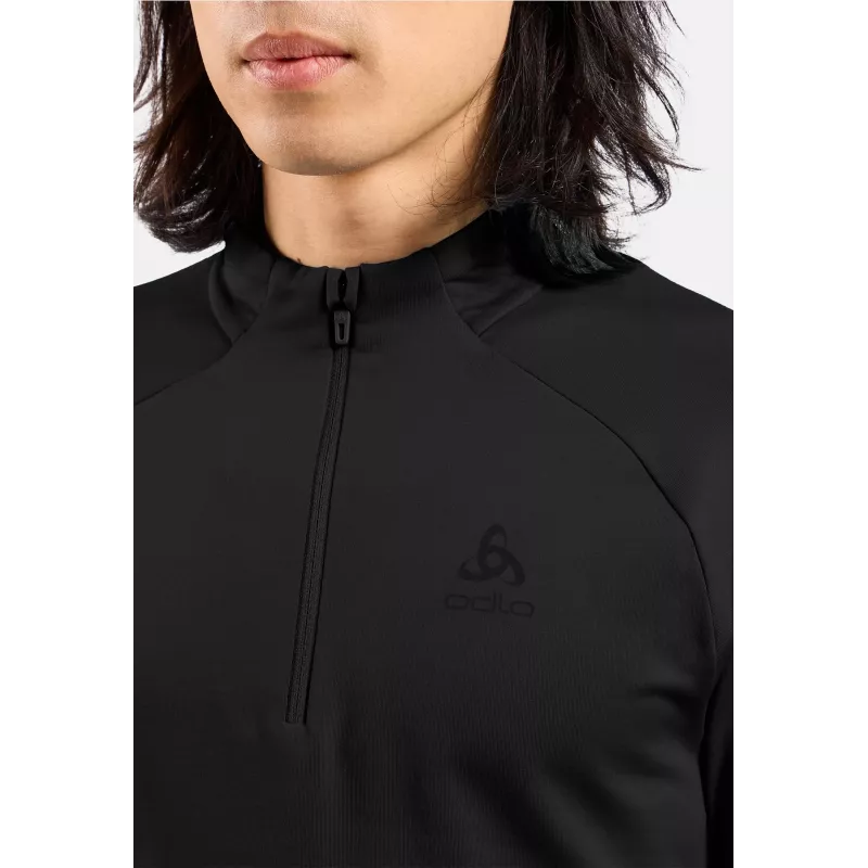 Odlo Essential Light Mid Layer 1/2 Zip - Μαύρο - Μέγεθος L